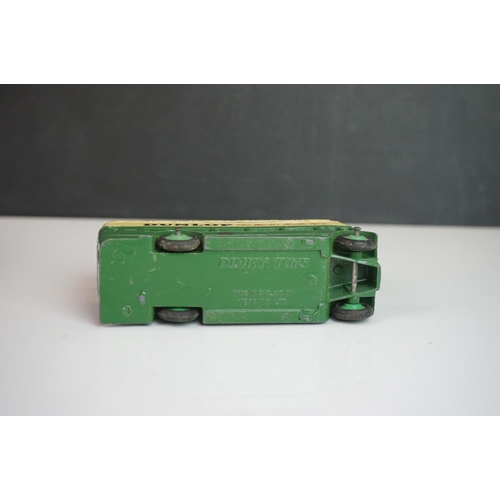 1084 - Ten play worn Dinky diecast buses to include FRench Autobus Parisien Somua Panhard, 4 x 290 Dunlop, ... 