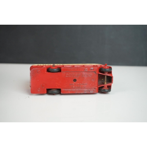 1084 - Ten play worn Dinky diecast buses to include FRench Autobus Parisien Somua Panhard, 4 x 290 Dunlop, ... 