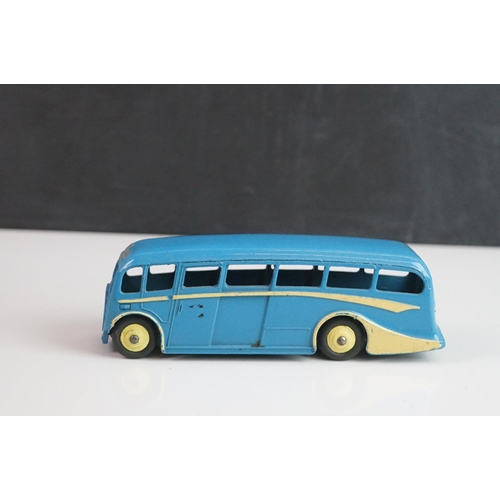 1085 - Seven Dinky diecast buses to include 2 x Luxury Coach (red & cream), 2 x Observation Coach, 2 x earl... 