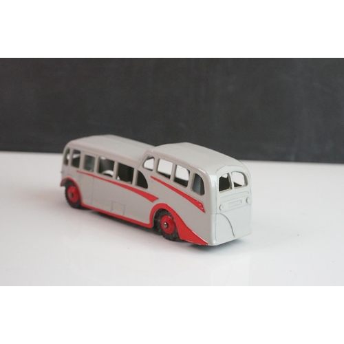 1085 - Seven Dinky diecast buses to include 2 x Luxury Coach (red & cream), 2 x Observation Coach, 2 x earl... 