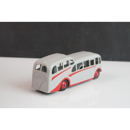 1085 - Seven Dinky diecast buses to include 2 x Luxury Coach (red & cream), 2 x Observation Coach, 2 x earl... 