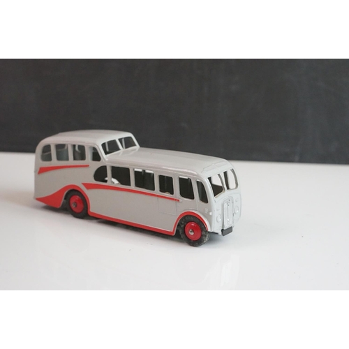 1085 - Seven Dinky diecast buses to include 2 x Luxury Coach (red & cream), 2 x Observation Coach, 2 x earl... 