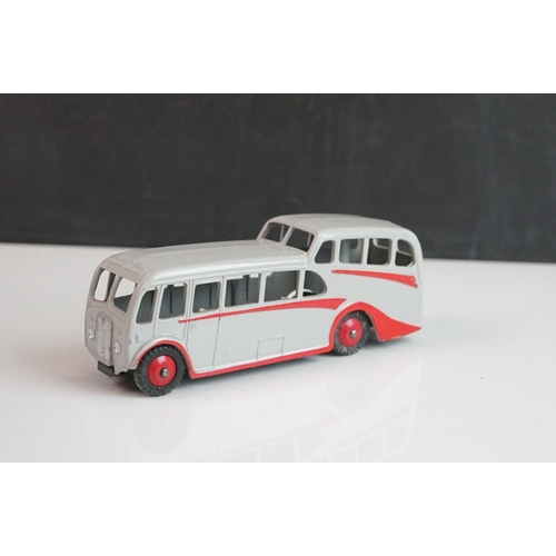 1085 - Seven Dinky diecast buses to include 2 x Luxury Coach (red & cream), 2 x Observation Coach, 2 x earl... 