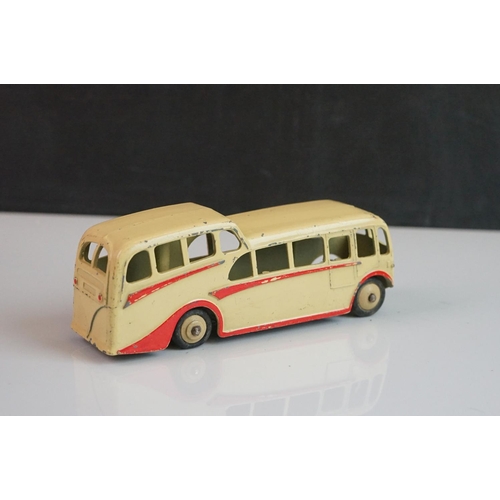 1085 - Seven Dinky diecast buses to include 2 x Luxury Coach (red & cream), 2 x Observation Coach, 2 x earl... 