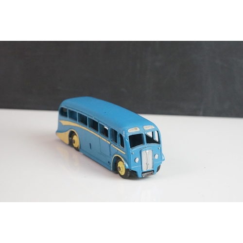 1085 - Seven Dinky diecast buses to include 2 x Luxury Coach (red & cream), 2 x Observation Coach, 2 x earl... 