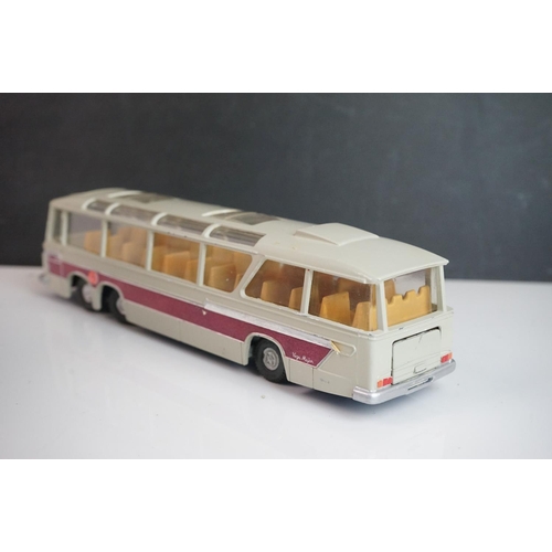 1086 - Five Dinky diecast buses to include 2 x Waynebus, 2 x AEC Single Deck Bus and a 952 Vega Major Luxur... 