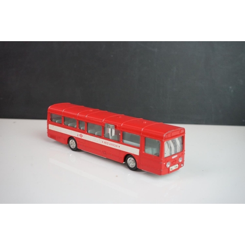 1086 - Five Dinky diecast buses to include 2 x Waynebus, 2 x AEC Single Deck Bus and a 952 Vega Major Luxur... 