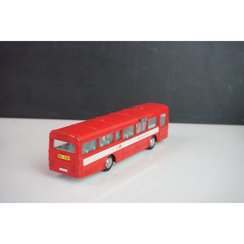 1086 - Five Dinky diecast buses to include 2 x Waynebus, 2 x AEC Single Deck Bus and a 952 Vega Major Luxur... 