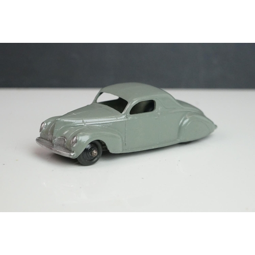 1087 - 13 Mid 20th C Dinky play worn diecast models to include Vanguard x 2, Chrysler, Armstrong Siddeley, ... 