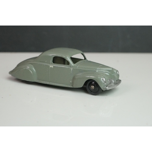 1087 - 13 Mid 20th C Dinky play worn diecast models to include Vanguard x 2, Chrysler, Armstrong Siddeley, ... 