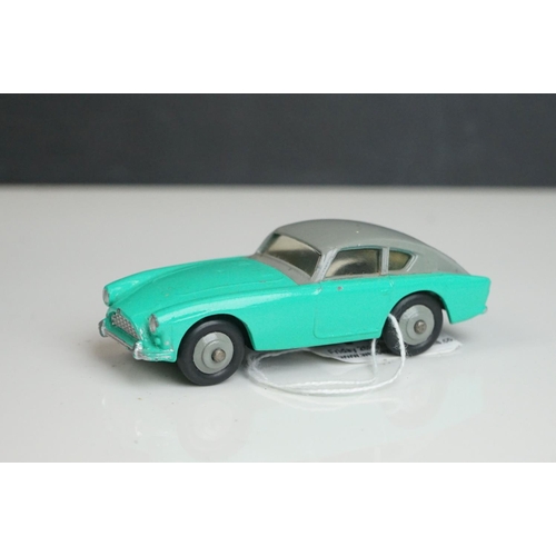 1087 - 13 Mid 20th C Dinky play worn diecast models to include Vanguard x 2, Chrysler, Armstrong Siddeley, ... 