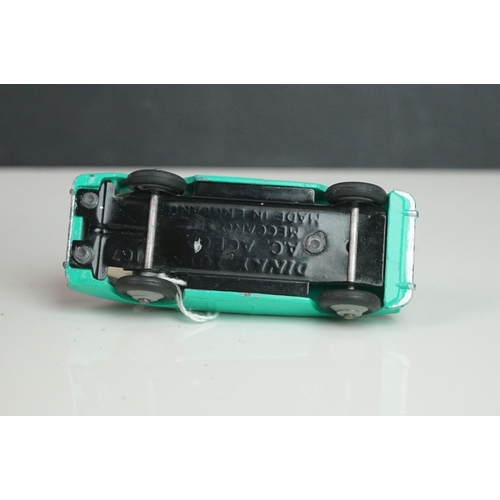 1087 - 13 Mid 20th C Dinky play worn diecast models to include Vanguard x 2, Chrysler, Armstrong Siddeley, ... 