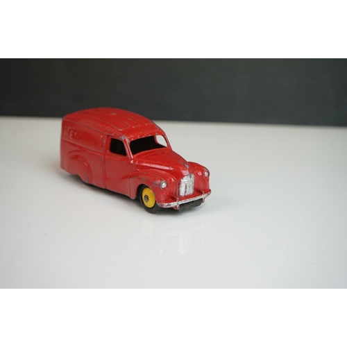 1088 - Six 20th C Dinky commercial diecast models to include Petrol Tanker, ESSO Trojan, 470 Austin, 470 Ne... 