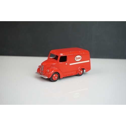 1088 - Six 20th C Dinky commercial diecast models to include Petrol Tanker, ESSO Trojan, 470 Austin, 470 Ne... 