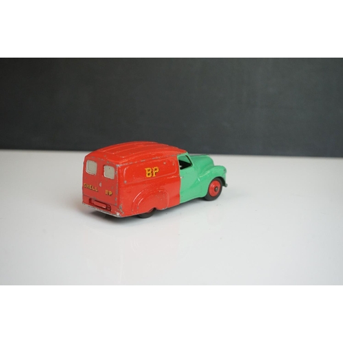 1088 - Six 20th C Dinky commercial diecast models to include Petrol Tanker, ESSO Trojan, 470 Austin, 470 Ne... 