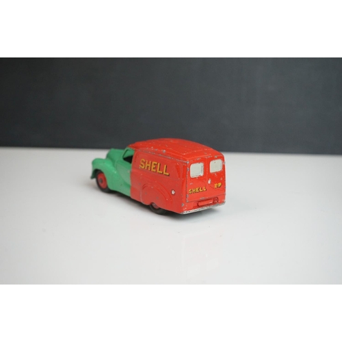 1088 - Six 20th C Dinky commercial diecast models to include Petrol Tanker, ESSO Trojan, 470 Austin, 470 Ne... 