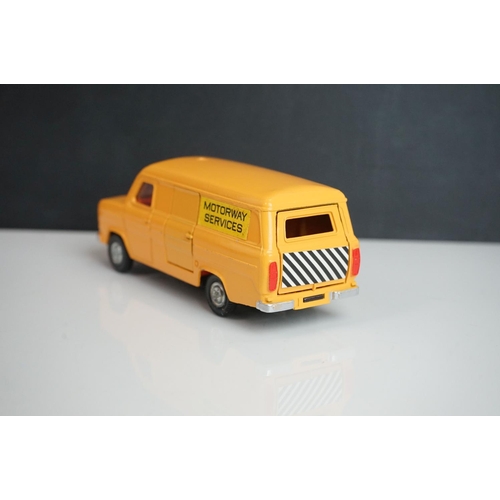 1088 - Six 20th C Dinky commercial diecast models to include Petrol Tanker, ESSO Trojan, 470 Austin, 470 Ne... 