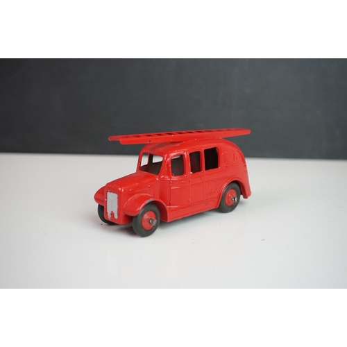 1089 - Six mid 20th C Dinky emergency service diecast models to include 2 x Daimler Ambulance, Ambulance, a... 