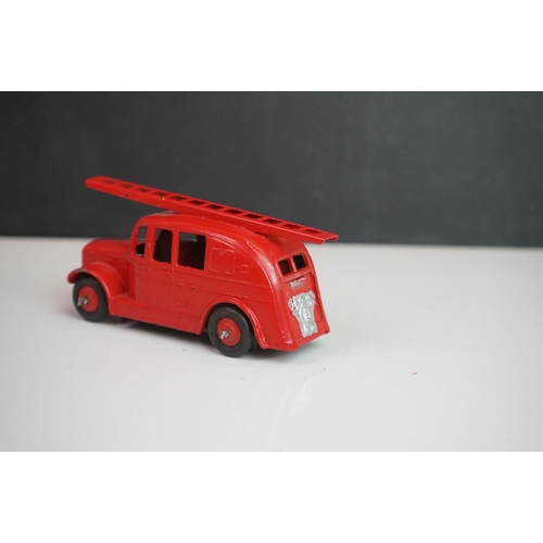 1089 - Six mid 20th C Dinky emergency service diecast models to include 2 x Daimler Ambulance, Ambulance, a... 