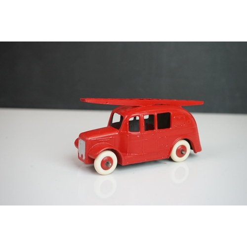 1089 - Six mid 20th C Dinky emergency service diecast models to include 2 x Daimler Ambulance, Ambulance, a... 