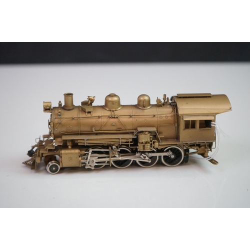 109 - Boxed United Scale Models exclusively for Pacific Fast Mail HO gauge Santa Fe 2-8-0 brass locomotive... 