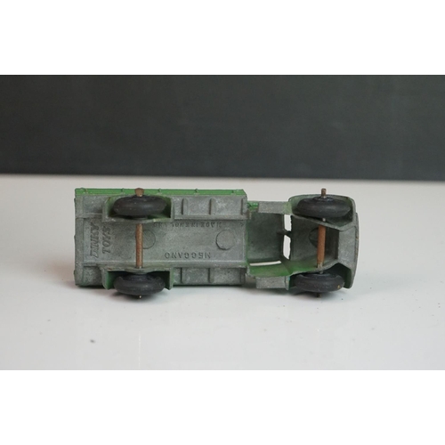 1090 - 11 Early-mid 20th C play worn Dinky diecast models to include 30J Austin, Dodge, Dublo Flatbed Truck... 