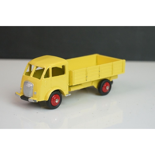 1090 - 11 Early-mid 20th C play worn Dinky diecast models to include 30J Austin, Dodge, Dublo Flatbed Truck... 