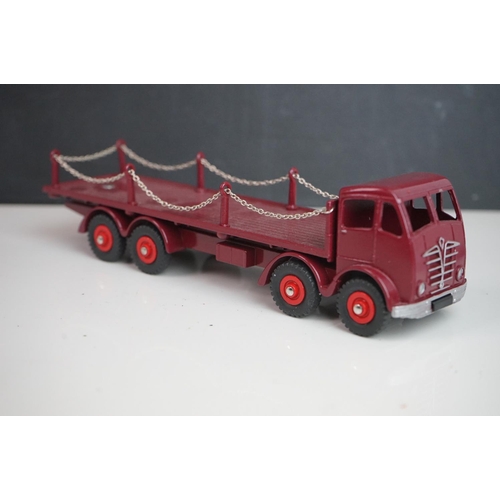 1091 - Three Dinky Foden diecast models, all variants, Tanker in two tone blue, remaining two feature repla... 