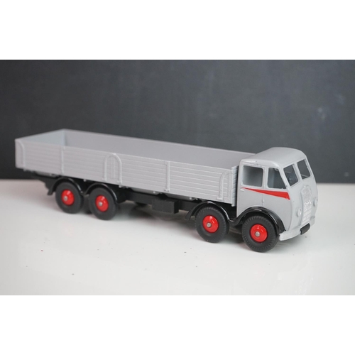 1091 - Three Dinky Foden diecast models, all variants, Tanker in two tone blue, remaining two feature repla... 