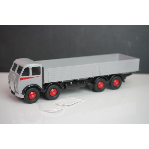 1091 - Three Dinky Foden diecast models, all variants, Tanker in two tone blue, remaining two feature repla... 