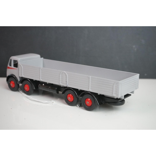 1091 - Three Dinky Foden diecast models, all variants, Tanker in two tone blue, remaining two feature repla... 