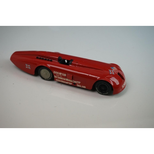 1093 - 11 White Melt land speed record models to include 9 x Western Models featuring Eyston's Thunderbolt ... 