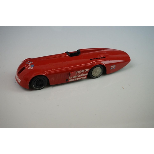 1093 - 11 White Melt land speed record models to include 9 x Western Models featuring Eyston's Thunderbolt ... 