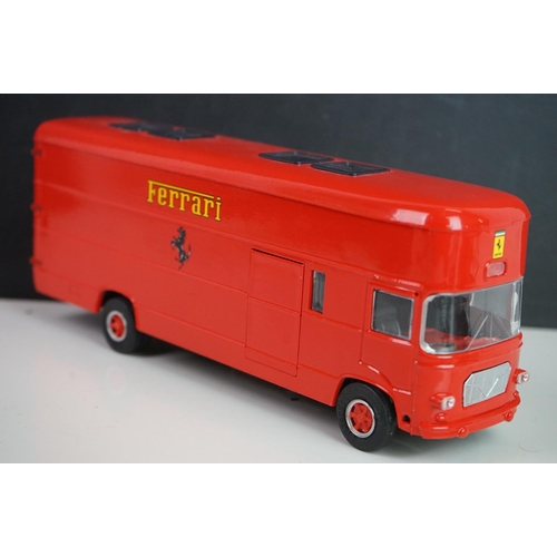 1094 - Four diecast / plastic car transporters to various condition to include Corgi Major Ecurie Ecosse Ra... 