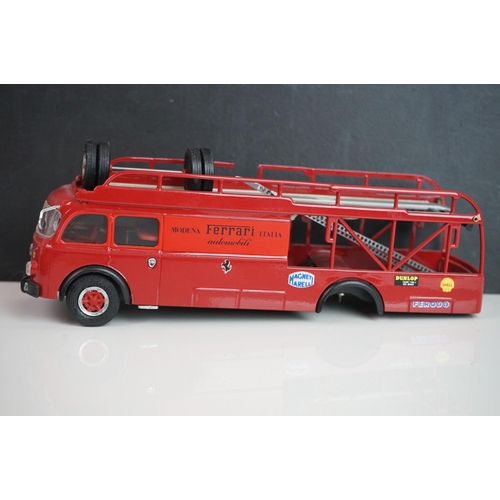 1094 - Four diecast / plastic car transporters to various condition to include Corgi Major Ecurie Ecosse Ra... 