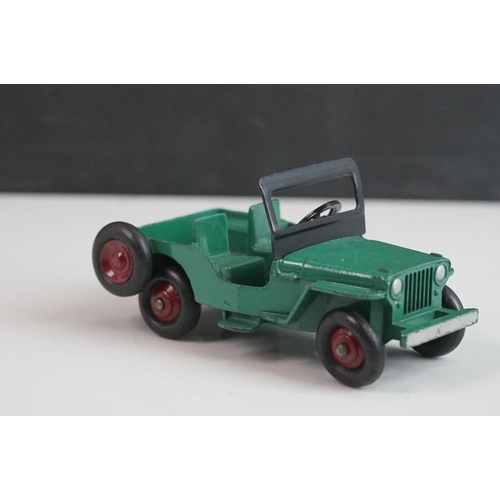 1095 - 14 Mid 20th C Dinky diecast models to include 280 Mobile Midland Bank, Aveling Barford, Bedford x 2,... 