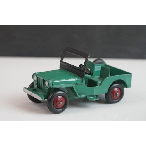 1095 - 14 Mid 20th C Dinky diecast models to include 280 Mobile Midland Bank, Aveling Barford, Bedford x 2,... 