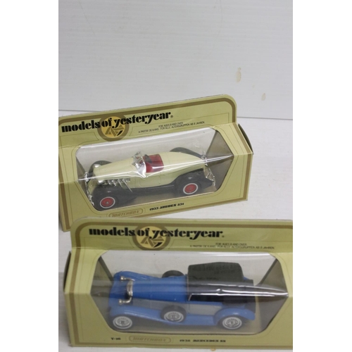 1099 - 40 Boxed Matchbox Models of Yesteryear diecast models in cream boxes, diecast excellent, gd boxes ov... 