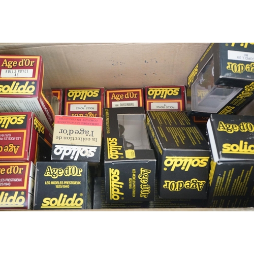 1103 - 26 Boxed Solido Age d'or diecast models in excellent condition with gd boxes