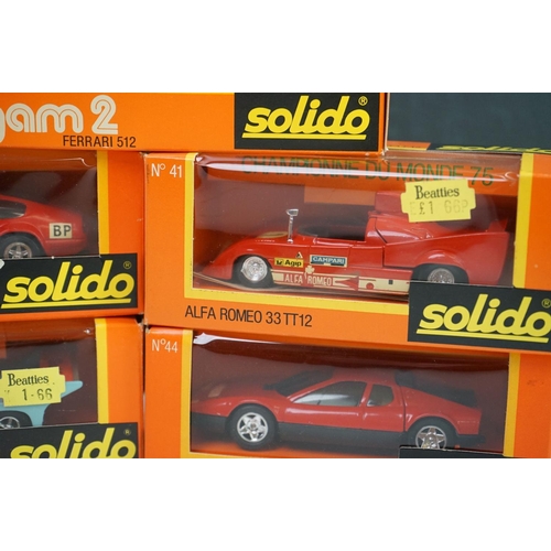 1105 - Eight boxed Solido Gam 2 diecast models to include 41 X 2, 57, 44, 38, 16, 25, & 197, diecast excell... 