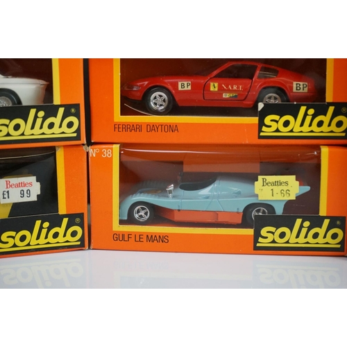 1105 - Eight boxed Solido Gam 2 diecast models to include 41 X 2, 57, 44, 38, 16, 25, & 197, diecast excell... 