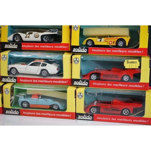 1107 - 14 Boxed Solido diecast models in red/yellow boxes to include 16, 15, 17 x 2, 18 x 3, 18b, 20, 24 x ... 