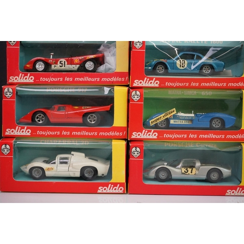 1108 - 12 Boxed Solido diecast models to red/yellow boxes to include 2 x 151, 176, 175, 181, 178, 186, 195,... 