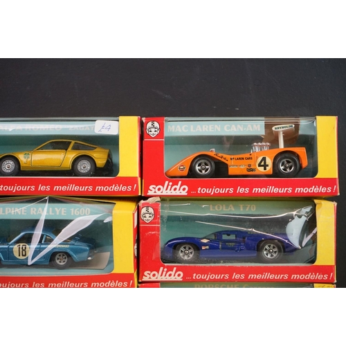 1108 - 12 Boxed Solido diecast models to red/yellow boxes to include 2 x 151, 176, 175, 181, 178, 186, 195,... 