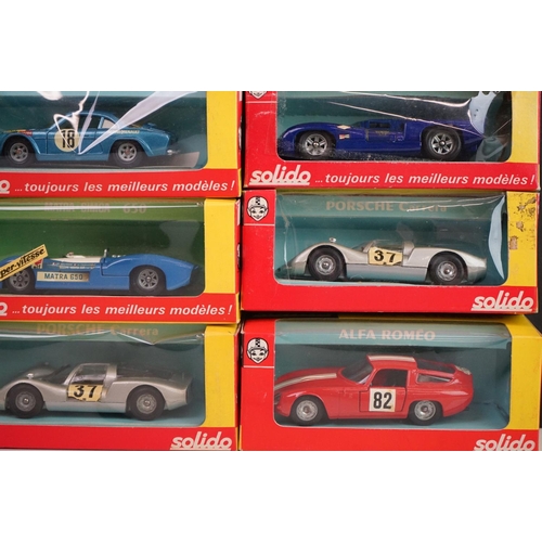 1108 - 12 Boxed Solido diecast models to red/yellow boxes to include 2 x 151, 176, 175, 181, 178, 186, 195,... 