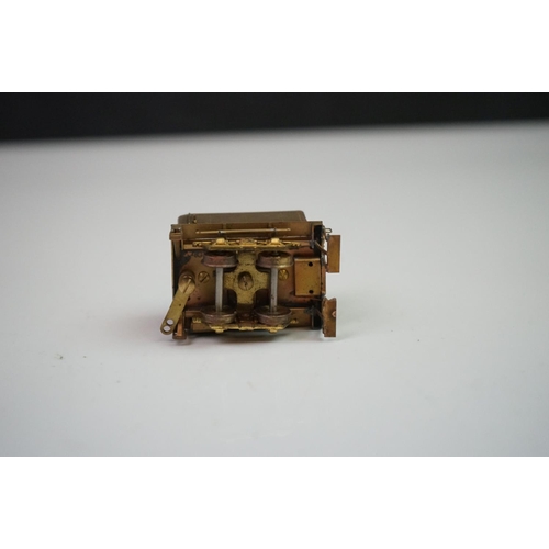 111 - Boxed United Scale Models HO gauge Climax Geared brass locomotive and tender (Japan), unpainted, mod... 