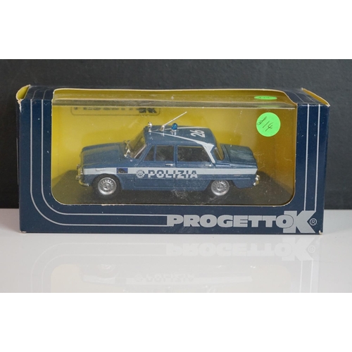 1119 - 11 Boxed / cased Protettok diecast models, various series