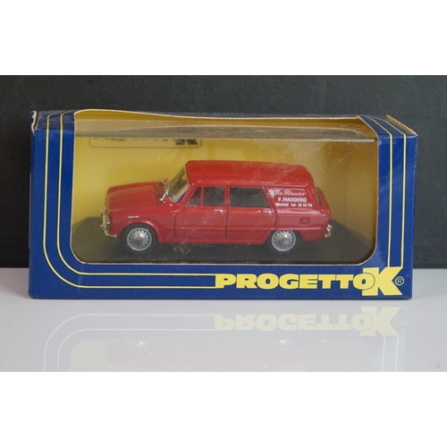 1119 - 11 Boxed / cased Protettok diecast models, various series