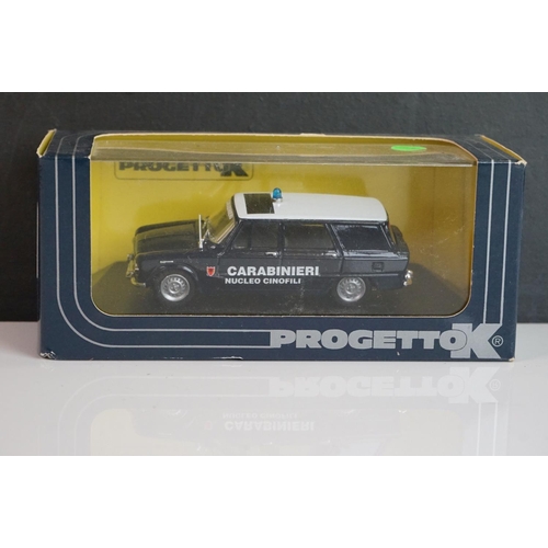 1119 - 11 Boxed / cased Protettok diecast models, various series