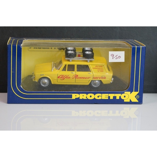 1119 - 11 Boxed / cased Protettok diecast models, various series